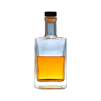 Logo personalizzato Bottiglia di whisky in vetro da 500 ml per vodka gin vino di frutta Decal Mountain