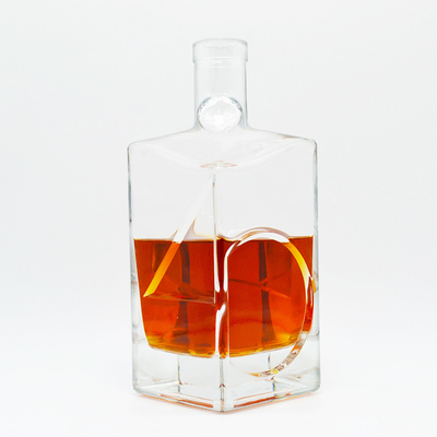 Extra White Flint Glass 350ml 500ml 700ml 750ml Vodka Gin Whiskey Liquor Bottiglia in vetro