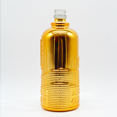 Bottiglie di vetro trasparenti da 1000 ml altamente OEM/ODM personalizzate per l'imballaggio di liquori di brandy e whisky