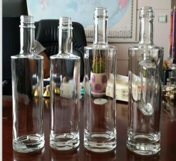 Super Flint Glass 70cl Bottiglia in vetro da 1 litro con bocca larga per liquori Liquori trasparenti vuoti