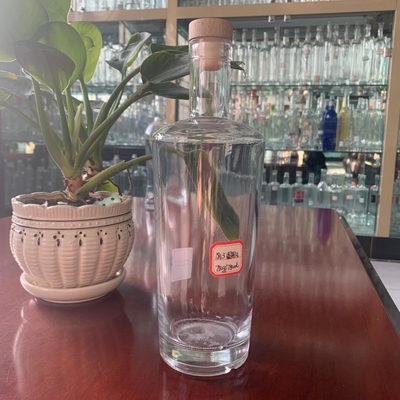 Super Flint Glass 70cl Bottiglia in vetro da 1 litro con bocca larga per liquori Liquori trasparenti vuoti