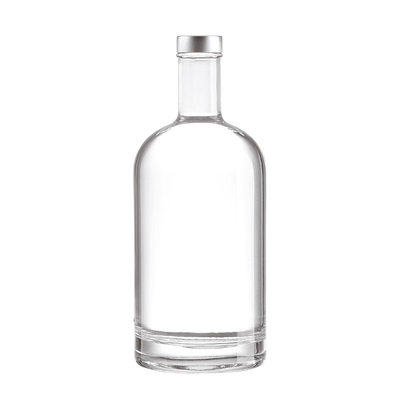 Materiale in vetro Super Flint Bottiglie di liquore quadrate scure per OEM/ODM 200ml 500ml 750ml 1L