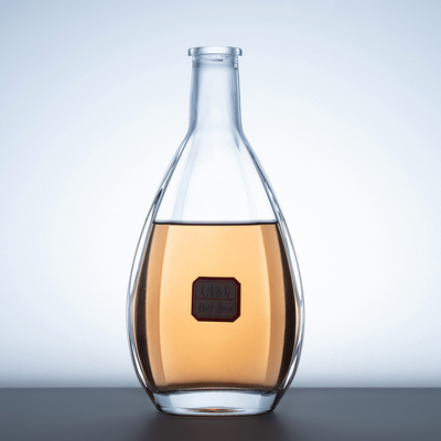 OEM/ODM Acceptabile Bottiglia di vetro di materiale Super Flint per liquori su misura