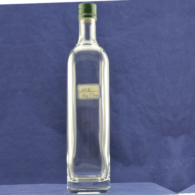 Bottiglie di vetro vuote per liquori e vini 500 ml 750 ml 1000 ml di forma rotonda