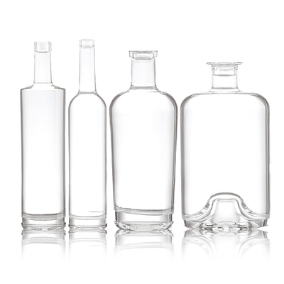 Materiale di base Materiale di vetro Super Flint 750 ml Bottiglia di vetro vuota di vodka spiriti