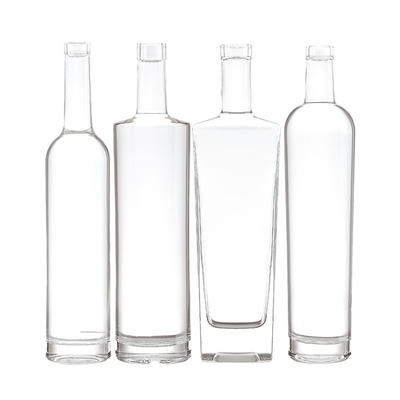 Materiale di base Materiale di vetro Super Flint 750 ml Bottiglia di vetro vuota di vodka spiriti