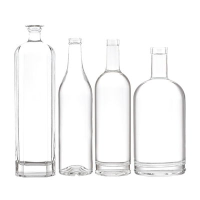 100 ml 375 ml 500 ml 700 ml 750 ml Custom Shape Clear Glass Bottle for in Energy Drinks
