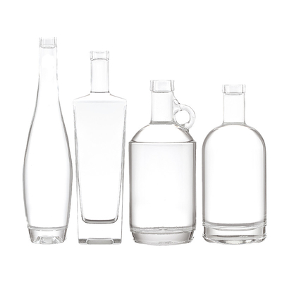 100 ml 375 ml 500 ml 700 ml 750 ml Custom Shape Clear Glass Bottle for in Energy Drinks