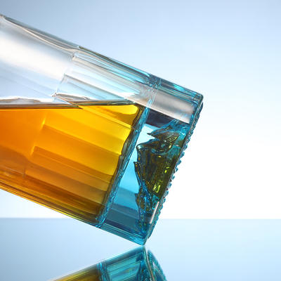 Bottiglie di vetro di vino di lusso da 500 ml a 750 ml con materiale Super Flint e tappo di sughero