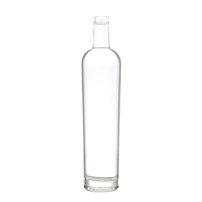 Licore vuoto chiaro 750 ml Bottiglie di vino in vetro 700 ml Realizzate in vetro Super Flint