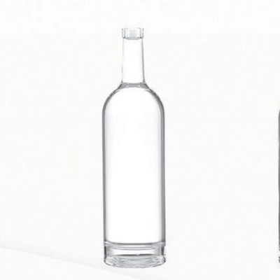 Licore vuoto chiaro 750 ml Bottiglie di vino in vetro 700 ml Realizzate in vetro Super Flint