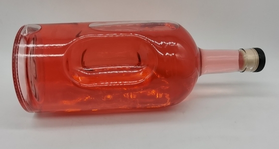 Bottiglia vuota in vetro Super Flint personalizzata per 1750 ml di whisky spirit in California
