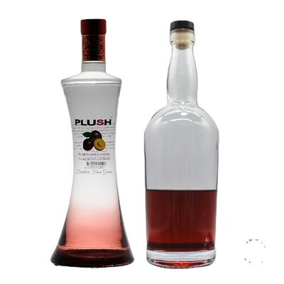 750 ml cilindro di vetro bottiglia di whisky vodka 700 ml 500 ml vetro di vino glaciazione per bevande