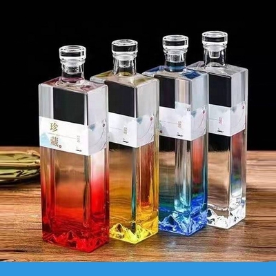 Bottiglia Super Flint vuota da 70 cl per whisky personalizzato Tequila Bevande alcoliche Olio d'oliva