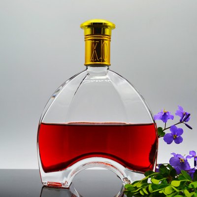 Bottiglia di vetro 750ml vuoto gelato Super Flint Spirits Bottiglie di liquore con tappo di sughero