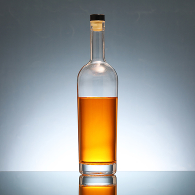 Super Flint Glass Bottle For Alcoholic Beverage Dimensioni personalizzate T/T Paypal Western Union