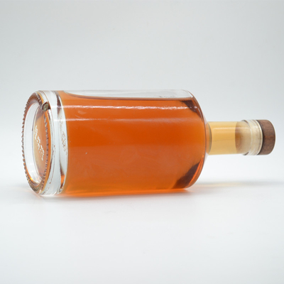 Super rotondo su misura Super flint tappo di sughero vuoto 750 ml bottiglia di vodka in vetro liquore