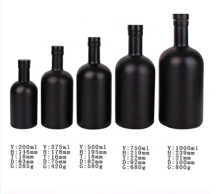 Decal Logo 700ml bottiglia di vetro quadrato per bottiglia di whisky quadrato di vetro