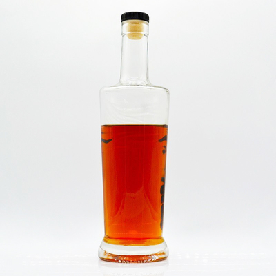 Super Flint Glass Popolare 750ml Alcolici Single Flat Square Glass Whisky Bottiglie Vuote