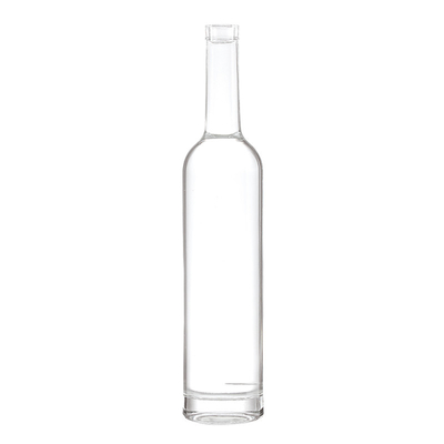 Personalizza la tua bottiglia di vetro trasparente da 750 ml per olio d'oliva liquore vodka e conveniente