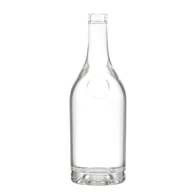 Personalizza la tua bottiglia di vetro trasparente da 750 ml per olio d'oliva liquore vodka e conveniente