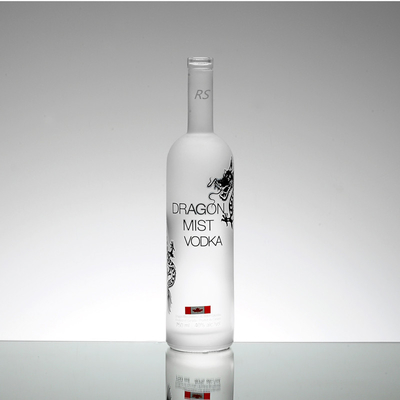 Bottiglie di vetro trasparente personalizzate da 750 ml per sigillamento dell' alcol