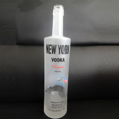 Corpo di vetro cilindro vuoto Spirito 750 ml whisky vodka liquore bottiglia gelato 700 ml 500 ml