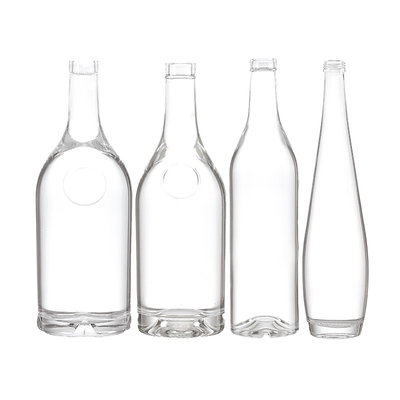 Etichette metalliche a forma di pezzo trasparente su misura da 750 ml per rum whisky vodka gin liquori bottiglia di vetro