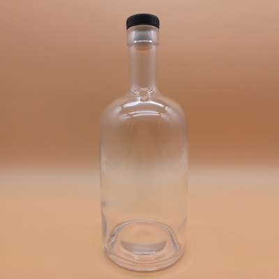 Materiale vetro Super Flint Vetro Vodka Brandy Rum Latte per donne Corpo a forma