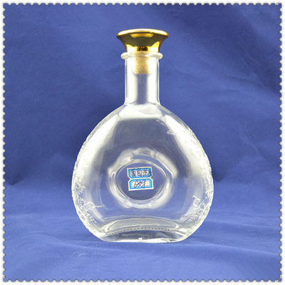 Materiale di vetro industriale Super Flint 500 ml Bottiglia XO per bevande liquori Vino whisky