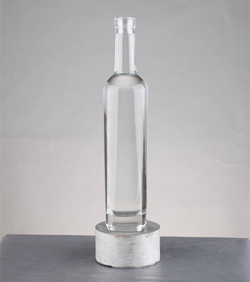 Bevande industriali 250 ml 500 ml 750 ml Bottiglia di whisky piatta Vetro con tappo a vite