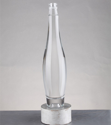 Bevande industriali 250 ml 500 ml 750 ml Bottiglia di whisky piatta Vetro con tappo a vite