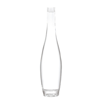 Super Flint Glass 750 ml Bottiglia per Brandy Rum Vodka in imballaggio e materiale nero