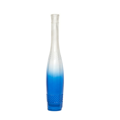 700 ml vuoto Matte Black Square Design Brandy Alcol Vodka Gin Bottiglie con campione gratuito