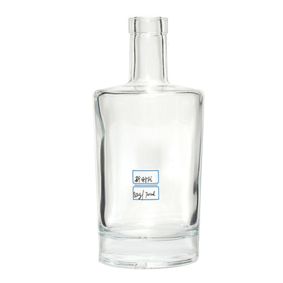 Bottiglie di vetro personalizzate da 500 ml/700 ml/750 ml per l'olio whisky gin liquore vodka confezionamento
