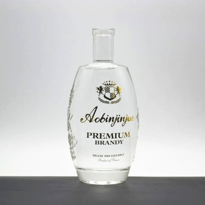 Bottiglia di vetro da 750 ml per il requisito di whisky da materiale di vetro Super Flint