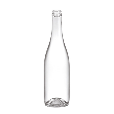 Tappo a vite / tenuta di sughero Tipo 750 ml Bottiglia di liquore di vetro con superficie di trattamento di stampo a caldo