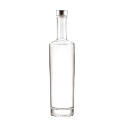 Forma personalizzata Colletto di vetro Super Flint 250ml Salsa calda 500ml Vodka 700ml Bottiglie di liquore di vetro