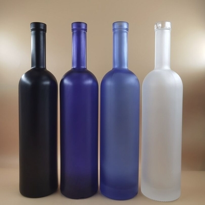 Gin nero opaco miele bevanda alcolica champagne bottiglia di vetro 250 ml 375 ml 1000 ml