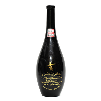 Gin nero opaco miele bevanda alcolica champagne bottiglia di vetro 250 ml 375 ml 1000 ml