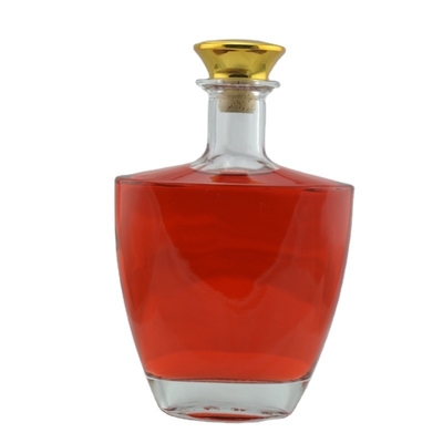 Olio d'oliva bianco Tequila Whiskey Alcol V-Shaped Vodka Licore Bottiglia con tappo a vite