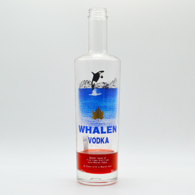 Bottiglia in vetro da 700 ml per gin rum whisky vodka e altri ordini OEM benvenuti