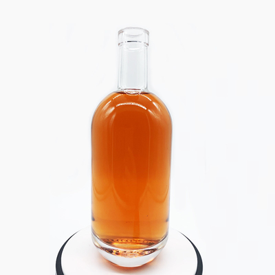 Black Vodka Gin 250ml Succo vuoto Bottiglia di vetro quadrata con etichetta d'oro di champagne personalizzata