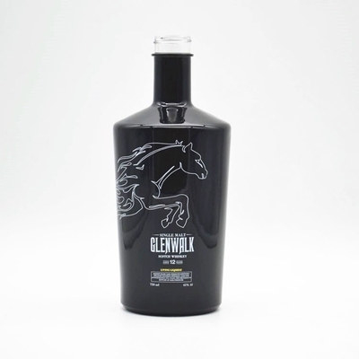 Bottiglia in materiale base in vetro Super Flint Bottiglia vuota in vetro per vino whisky su misura 500/750 ml
