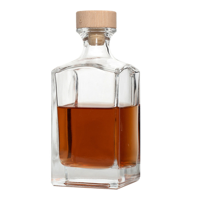 700 ml Bottiglia di liquore da 1 litro Imballaggio di whisky Alcol Bottiglia per imballaggio di acqua minerale
