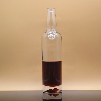 Bottiglia in materiale base in vetro Super Flint Bottiglia vuota in vetro per vino whisky su misura 500/750 ml