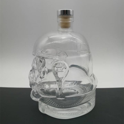Decal Surface Handling Disegno personalizzato Bottiglia di vetro da 750 ml per liquori Whisky Gin Vodka