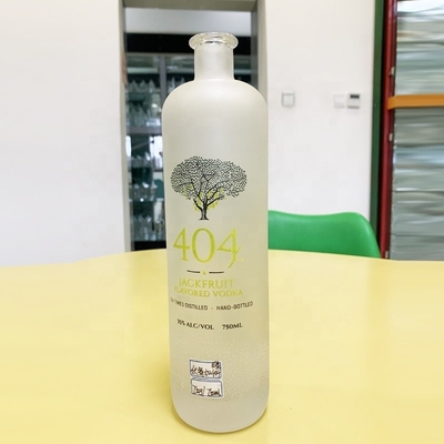 Super Flint Glass 1L Printing Spray Design bottiglie di vetro per Ruisheng Vodka Spirit
