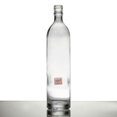 Bottiglia di vetro vuota personalizzata per alcool whisky vodka spirit 700ml 750ml 500ml 1000ml