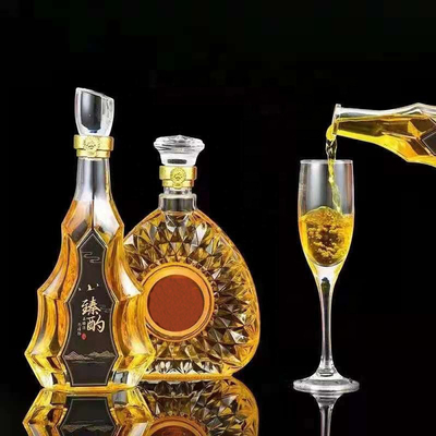 700 ml 500 ml 2 litri Super flint bottiglie di vetro per vino gelato Vodka whisky